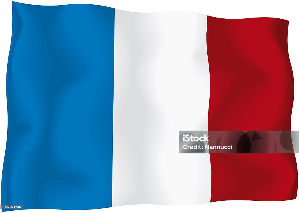 Francia-bandiera francese - Foto stock royalty-free di Allegoria
