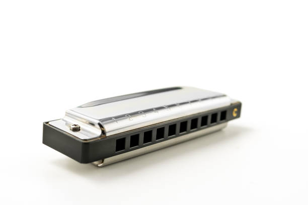 istock Harmonica or French harp, blues harp 1470719568