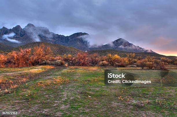 Desert Shower Stock Photo - Download Image Now - Arizona, Cloud - Sky, Cloudscape