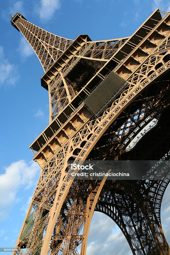 Eiffelturm tower - Lizenzfrei Architektonische Säule Stock-Foto