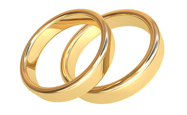 istock Golden wedding rings 147072459