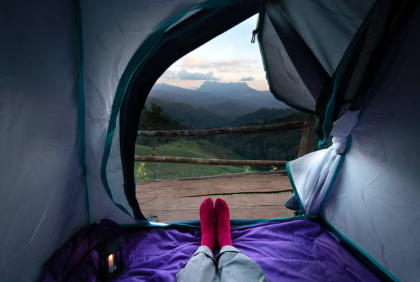 istock Hadubi view point with Doi Chiang Dao mountain in Chiang Mai, Thailand. 1470728510