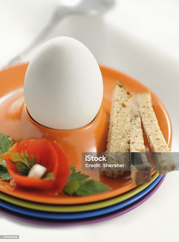 Uovo sodo per breacfact - Foto stock royalty-free di Alimentazione sana