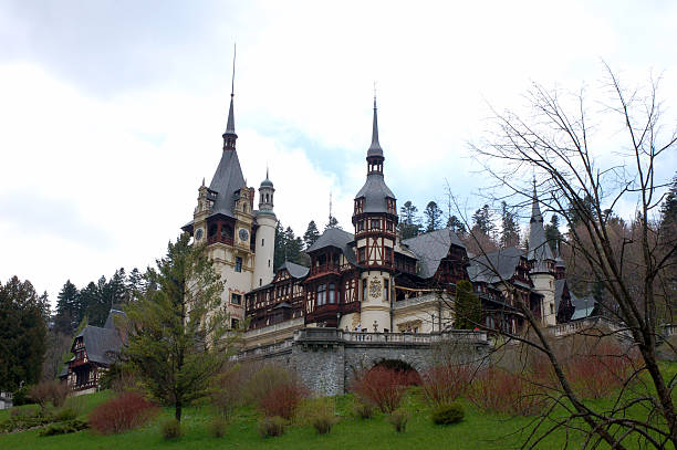 istock Peles Castle, Romania 147073501