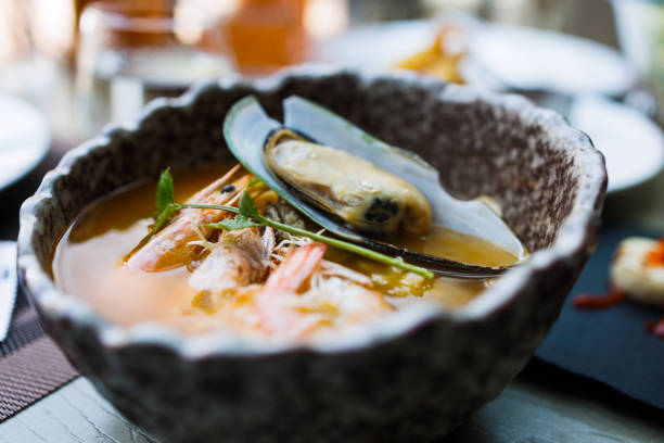 talian seafood stew in tomato sauce