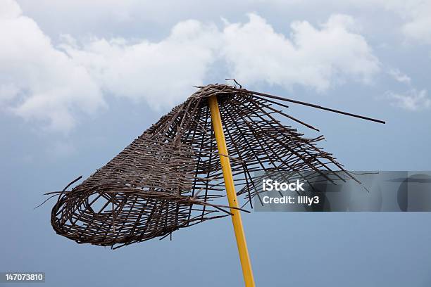 Broken Umbrella After Severe Weather Stock Photo - Download Image Now - Accidents and Disasters, Asia, Bad Condition