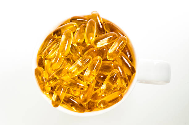 istock Fish oil capsules 147073850