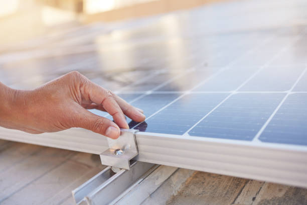istock Engineer, hands and solar panel with maintenance, working and industry for renewable energy in sunshine. Working, solar energy and sustainability for future, clean power and photovoltaic electricity 1470745430