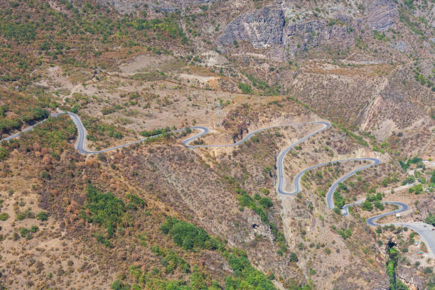 istock Serpentine road to Tatev monastery in Armenia 1470746885