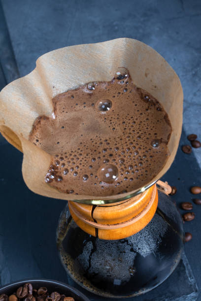 istock Pour over coffee maker in the morning 1470748957
