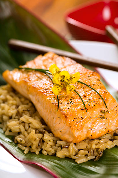istock Salmon with a Asian Flair 147075009