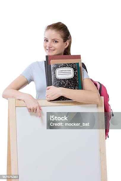 Education Series Template Friendly Caucasian Woman High School Stock Photo - Download Image Now