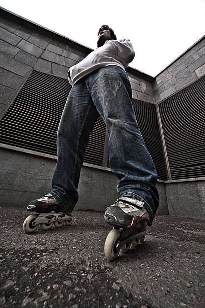 Rollerskater stock photo