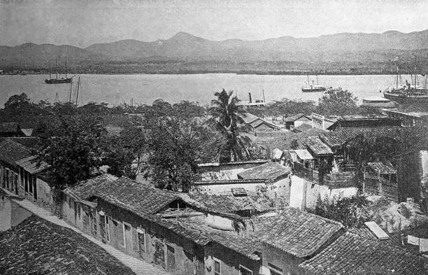 istock Antique illustration - Santiago de Cuba - former capitol of Cuba 1470757425
