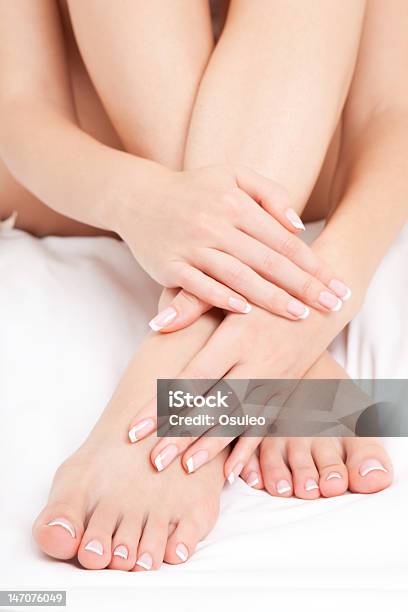 Care For Sensuality Woman Body Stock Photo - Download Image Now - Barefoot, Beauty, Human Foot