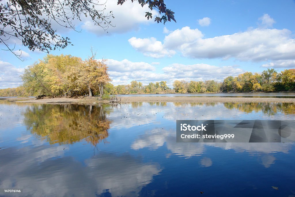 Solitude auf den Mississippi - Lizenzfrei Abgeschiedenheit Stock-Foto