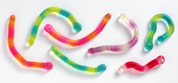 istock Gummy jelly worm candies 1470762828
