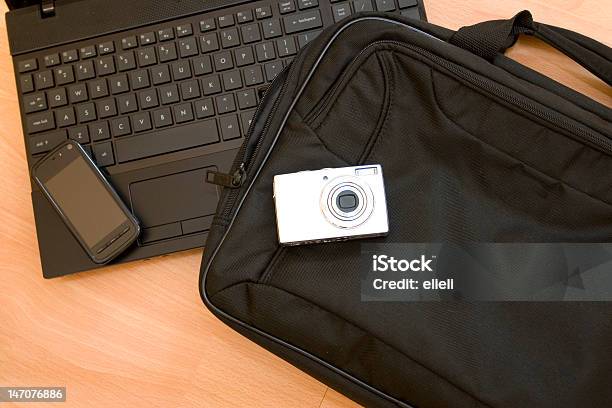 Multimedia Set Stock Photo - Download Image Now - Bag, Camera - Photographic Equipment, Communication