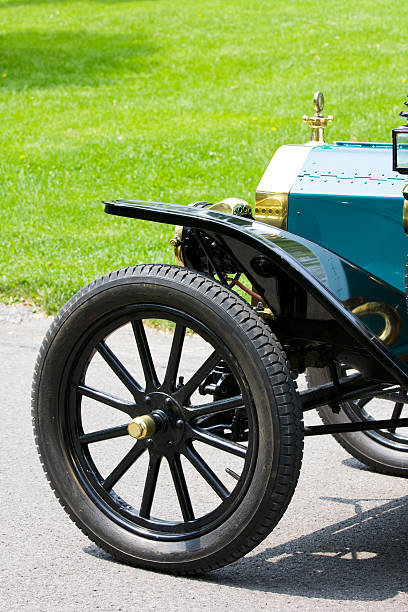 istock Partial view of a vintage car 147076963