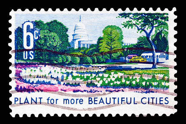 Beautiful Cities 1969 stock photo
