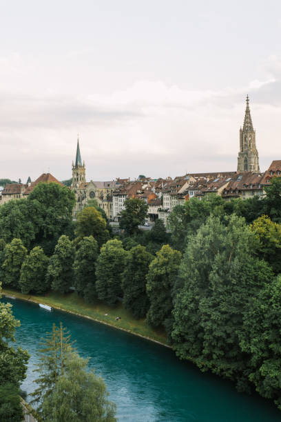 istock old town switzerland backdrop mountains spring vegetation 1470776660