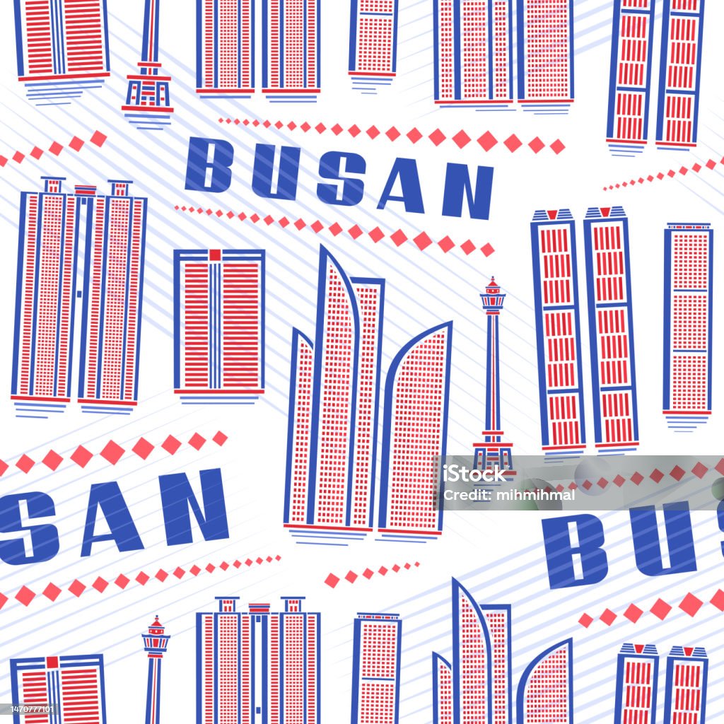 Busan Vector Vector Busan Seamless Pattern Stock Illustration - Download Image Now ...