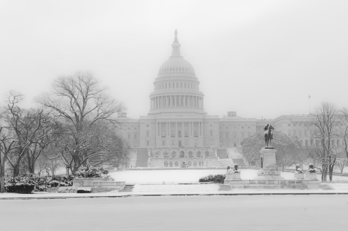 U.S. Capitol after snowstorm