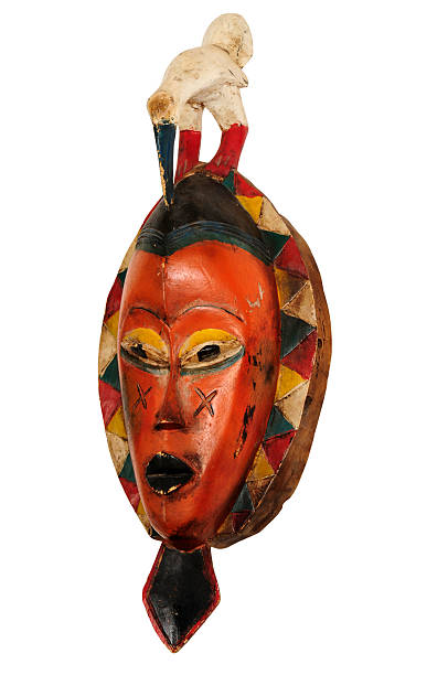 istock Traditional Antique African Mask 147078365