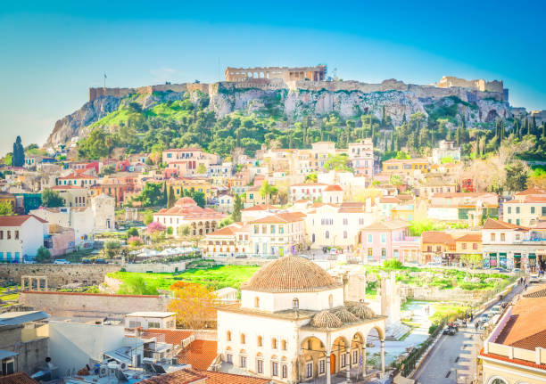 istock Skyline of Athenth with Acropolis hill 1470786543