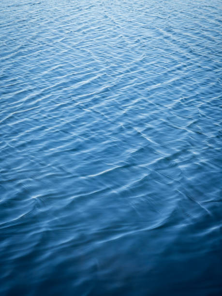 istock Bright blue water rippling in the wind 1470787039
