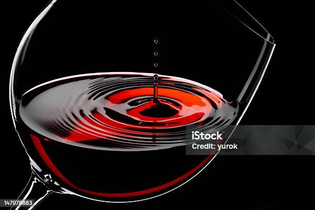 Wine Drops Stock Photo - Download Image Now - Alcohol - Drink, Black Color, Close To