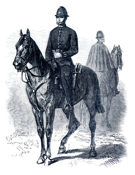 istock Policeman on horse in London 1867 1470788900