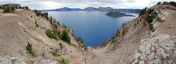 Lago Crater - fotografia de stock