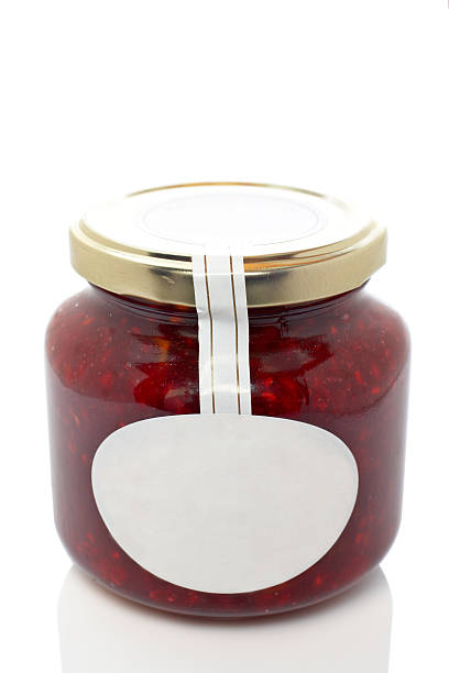 istock Strawberry glass jar 147079225