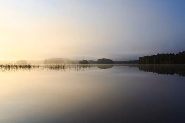 istock Sunrise at the lake 147079256