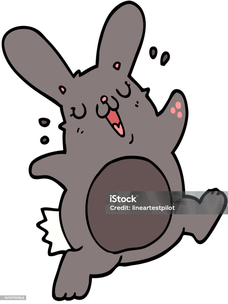 Tricky Cartoon Rabbit Cartoon Rabbit Stock Illustration - Download Image Now - Animal, Art ...