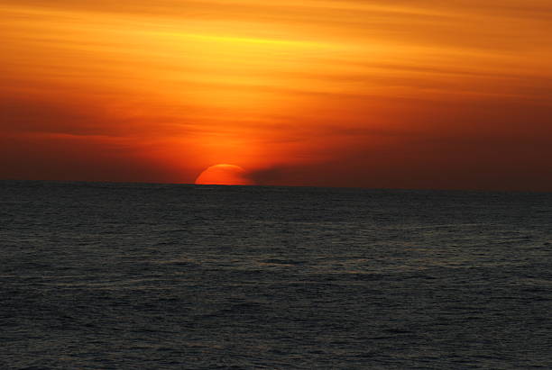 Pôr-do-sol - fotografia de stock