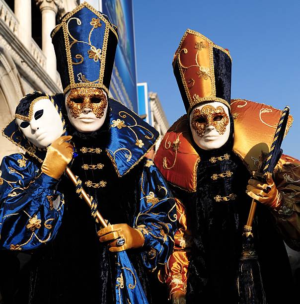 White venetian carnival mask...