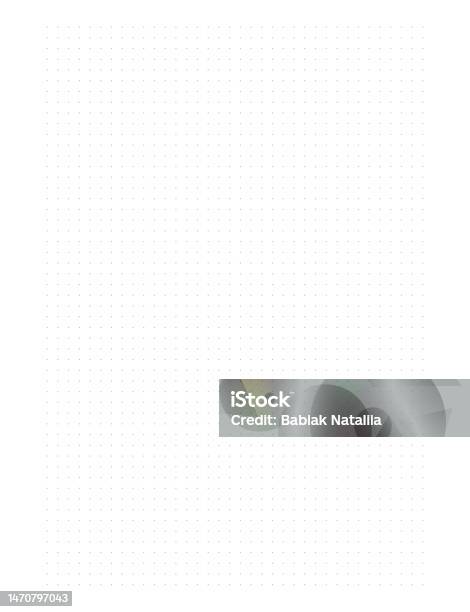 Note Outline Pattern Notepaper Pattern With Dotes Template Stock Illustration - Download ...