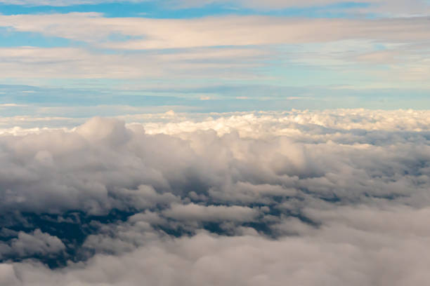 istock Aerial view of clouds 1470800628