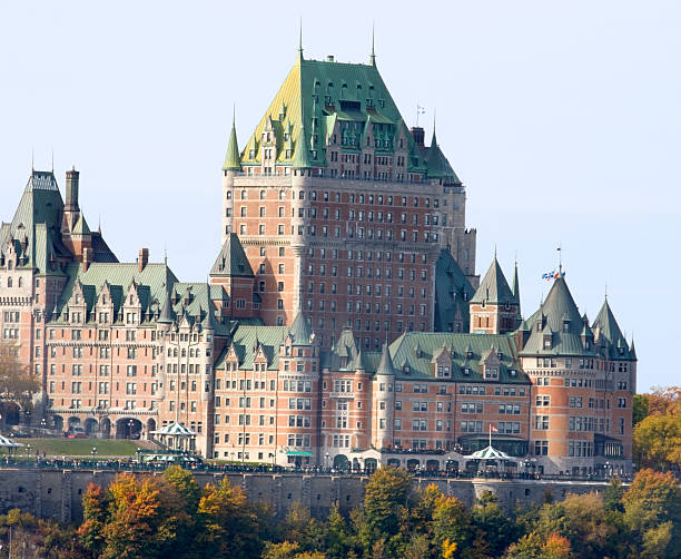 istock Chateau Frontenac in autumn, Quebec City 147080576