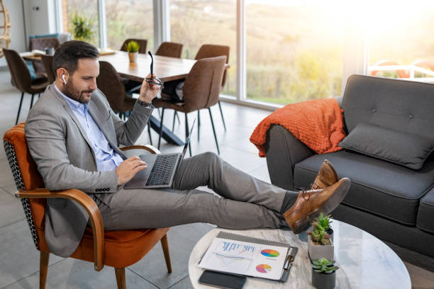 istock Serious young businessman, successful ceo executive manager planning financial strategy 1470806443