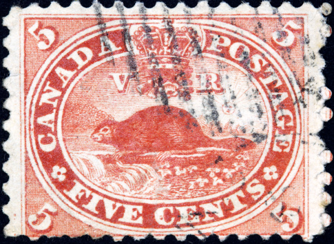 Postage stamp printed in Netherlands shows the post stamp one gulden, 1888