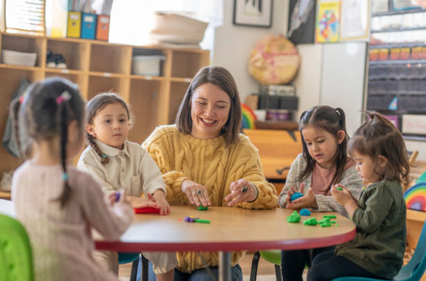 istock Kindergarten Students with Their Teacher 1470810750