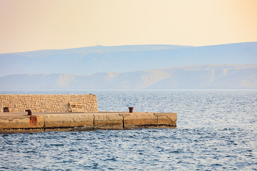 Pier in Karlobag Croatia