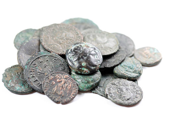 istock heap of old roman coins 147082391