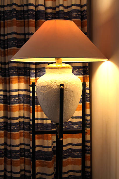 Floor lamp stock photo