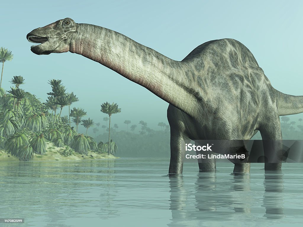 Dicraeosaurus Dinossauro - Royalty-free Ao Ar Livre Foto de stock