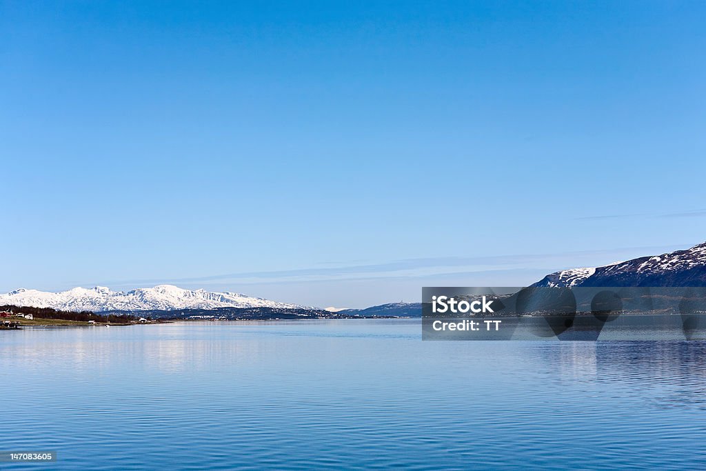 Tromsø-fjord - Lizenzfrei Berg Stock-Foto