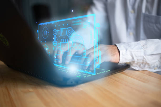 istock AI learning and business artificial intelligence, modern , transformation of ideas and the adoption of technology in business in the digital age, enhancing global business capabilities , Ai. 1470837504